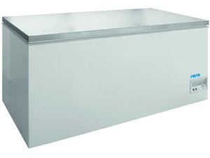 Tiefk�hltruhe mit Edelstahldeckel 1331 x T 678 x H 852 mm