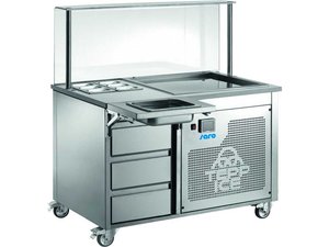 Eis Teppanyaki Tepp Ice Atena Station 1200 x T 750 x H...