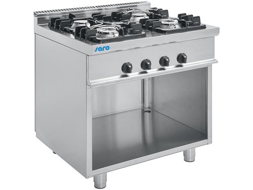 Gasherd mit offenem Unterbau Modell E7/KUPG4BA, 4...