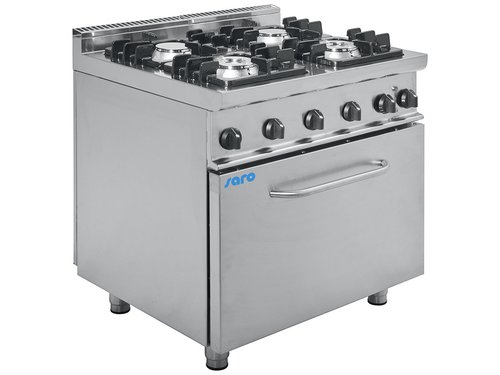 Gasherd mit Elektrobackofen Modell E7/KUPG4LE, 4 Flammen,...