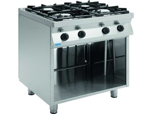 Gasherd 4 Flammen mit offenem Unterbau Modell F7/KUG4BA...
