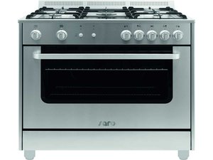 Multifunktionsherd TS95C71X 5 Flammen mit Wokbrenner und...