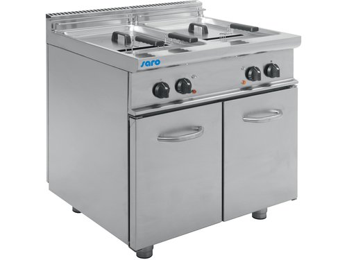 Elektro Fritteuse 2 x 13 Liter 24 kW, 800 x 700 x 850 mm