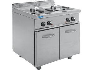 Elektro Fritteuse 2 x 13 Liter 24 kW, 800 x 700 x 850 mm