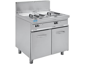 Gasfritteuse Modell E7/FLG2V13, 2x 13 Liter, 80 x 70 x 85 cm