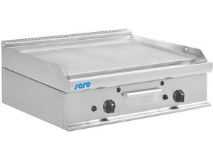 Gas-Griddleplatte Modell E7/KTG2BBR, Bratflche gerillt,...