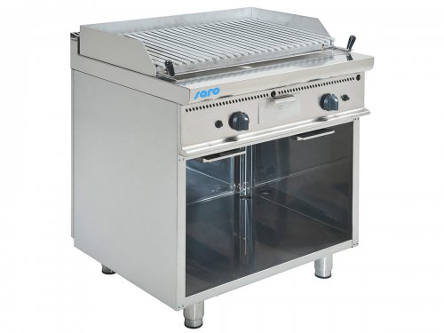 Gas-Lavasteingrill mit offenem Unterbau Modell E7/BS2BA,...