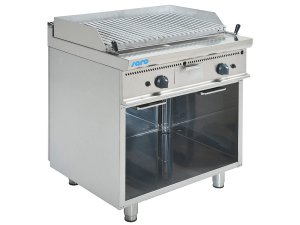 Gas-Lavasteingrill mit offenem Unterbau Modell E7/BS2BA,...