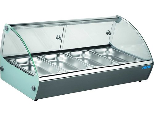 Heie Theke Tischvitrine Modell MARIE 4 inkl. 4 x 1/3...