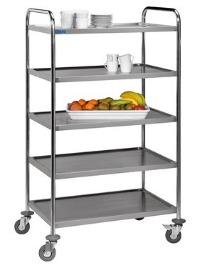 Servier-Abrumwagen mit 5 Borde Modell DAVID 860 x 540 x...