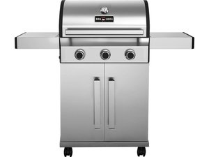 BBQ-Grill Gas, 1280x530x1145 mm, Edelstahl-Ausfhrung, 3x...