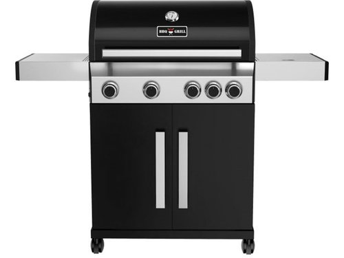 BBQ-Grill Gas, 1390x530x1145 mm, schwarz, 4x Brenner...