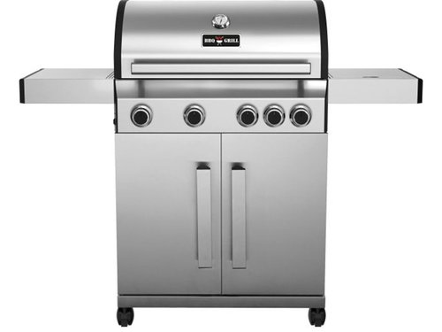 BBQ-Grill Gas, 1390x530x1145 mm, Edelstahl-Ausfhrung, 4x...