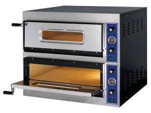 Pizzaofen Elektro mit 2 Backkammern f�r 12 Pizzen � 32...