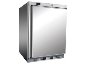 Edelstahl K�hlschrank 200 Liter 600x585x855 mm