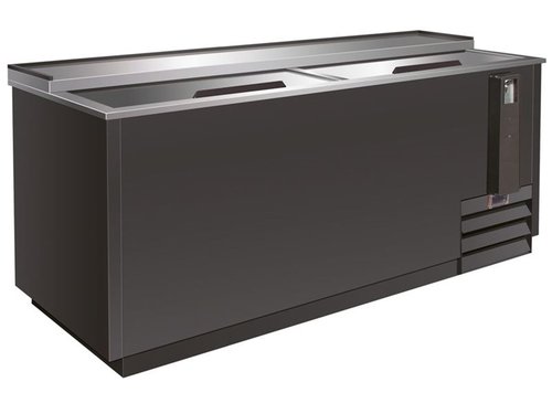 Flaschenkhler schwarz mit Schiebedeckel, 577 Liter, 1634...