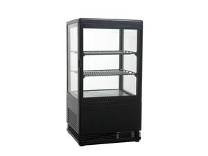 Aufsatzgetrnkekhler, Tisch-Khlvitrine 58 Liter schwarz...