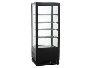 Aufsatzgetrnkekhler 98 Liter, schwarz, Umluft,...