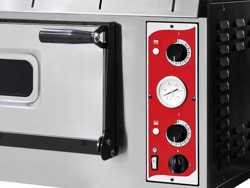 Pizzaofen Vollschamott Special 9 TOP mit 1 Backkammer fr Pizzen 9x 35 cm, BTH 131 x 135 x 41,5 cm