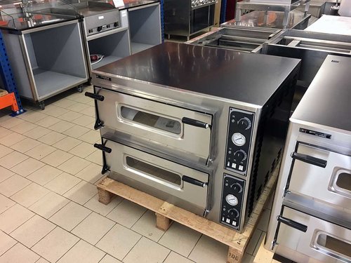Pizzaofen Profi 44 2 Kammern f�r Pizzen 8 x � 32 cm Leistung: 9,4 kW/400V