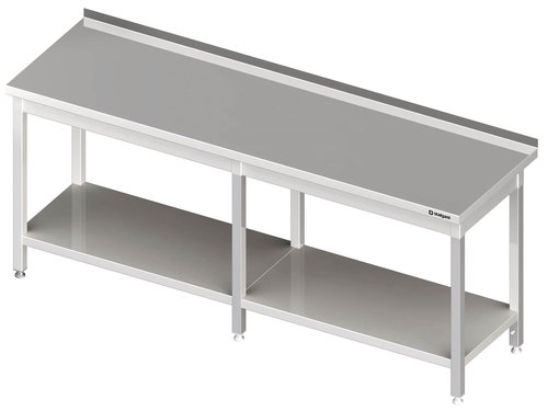 Arbeitstisch mit Grundboden    ohne Aufkantung 2800x600x850 mm verschwei�t