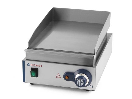 Grillplatte Elektro Blue Line Edelstahl 230V Grillfl�che 330x270 mm, glatte Ausf�hrung