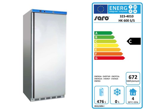 Edelstahl Khlschrank 620 Liter 777 x 695 x 1895 mm