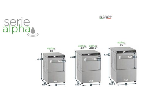 Geschirrsp�lmaschine Project Alpha 50 Klarsp�l-, Reinigungsmittteldosierpumpe & Laugenpumpe