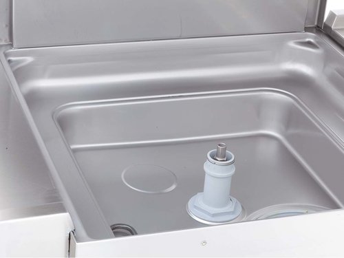 Haubensplmaschine T110E mit Klarspl-, Reinigungsmitteldosierpumpe, Ablaufpumpe