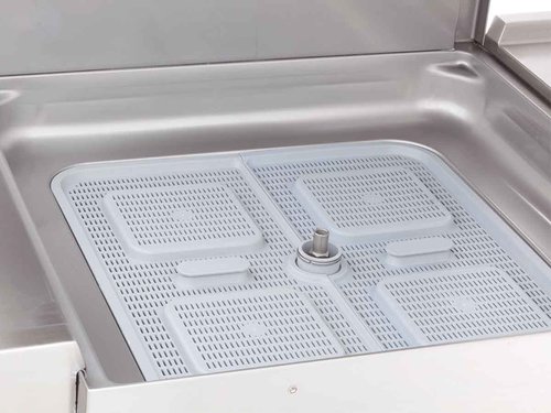 Haubensplmaschine T110E mit Klarspl-, Reinigungsmitteldosierpumpe, Ablaufpumpe