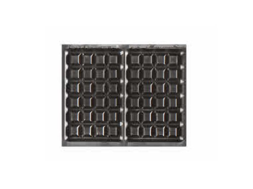 Waffeleisen 180� drehbar Backplatte aus Gusseisen 2 x 10,8 x 17,4 x 1,4 cm