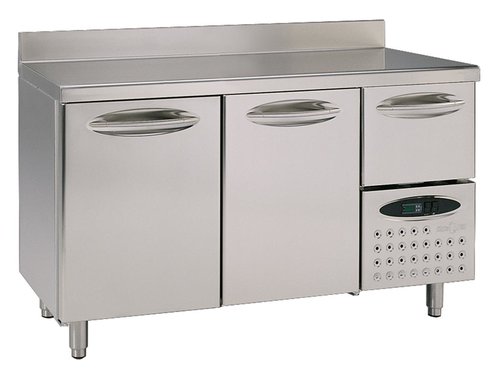 Umluftkhltisch, 2 Tren, 1 Schublade, 1320 x 700 x 850 mm