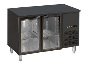 Bartheke mit 2 Glastren,1470 x 600 x 830 mm