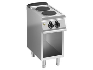 Elektroherd, 2 runde Platten, offener Unterbau, BTH 400 x...