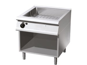 Gas-Bainmarie, 2x GN 1/1, offener Unterbau, 800 x 730 x...