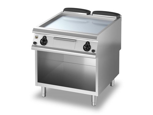 Olis 92/10 FTTGC Gas Grillplatte mit Chromplatte glatt,...