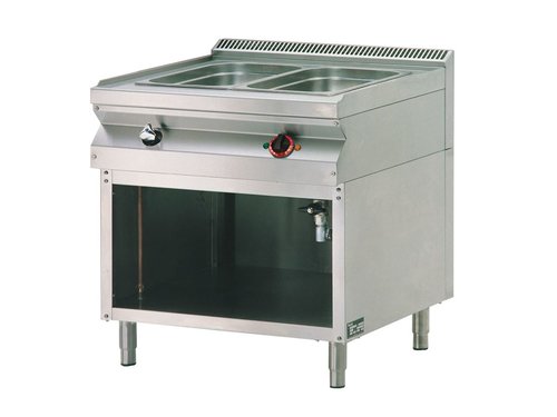 Bainmarie Elektro, 2x GN 1/1, offener Unterbau, 800 x 750...