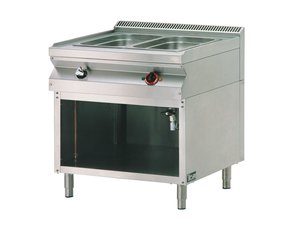 Bainmarie Elektro, 2x GN 1/1, offener Unterbau, 800 x 750...