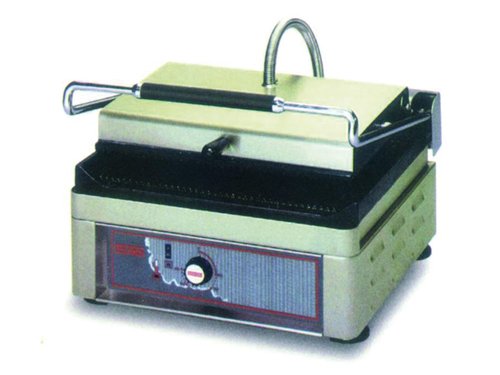 Kontaktgrill, 410x410x280 mm, oben und unten gerillt, 2,5...