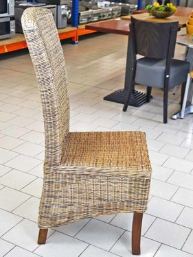 Stuhl Restaurantstuhl Wolf Mbel Rattan 47 x 50 x 108 cm