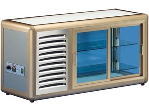 Aufsatzk�hlvitrine Orizont 100 Q -  Tischk�hlvitrine in...