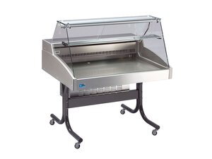 Mehrzweckvitrine Delicious 750  mit geradem Glasaufbau,...