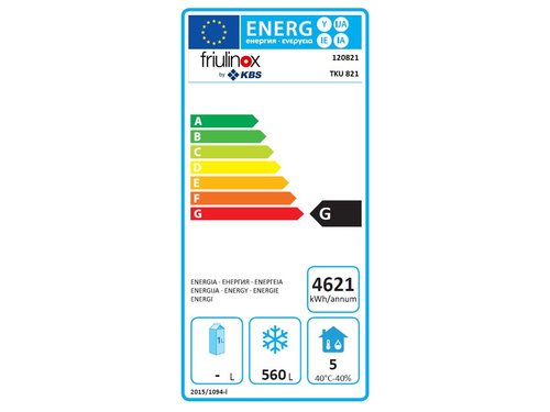 Eislagerschrank TKU 821 Eis,  friulinox by KBS, mit 3...