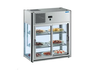 Tischk�hlvitrine Linus 150 -  Aufsatzk�hlvitrine (Umluft)...