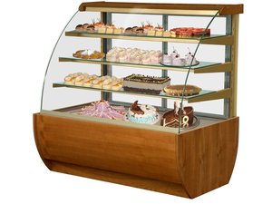 Kuchentheke Jamaika 1400,  Kuchenverkaufstheke mit...