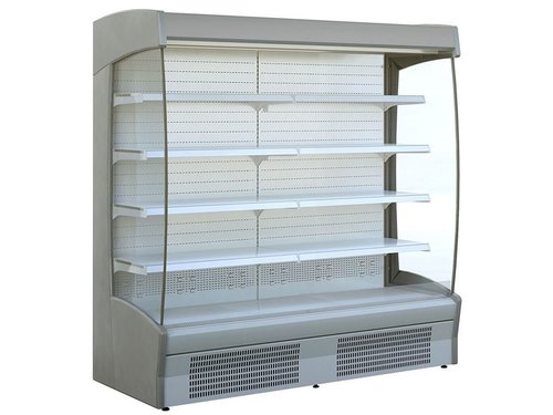 Wandk�hlregal Zeus 2500 Elegance mit selbsttragendem Rahmen, Nachtrollo und 4 h�henverstellbaren B�den, 258 x 87,2 x 206 cm