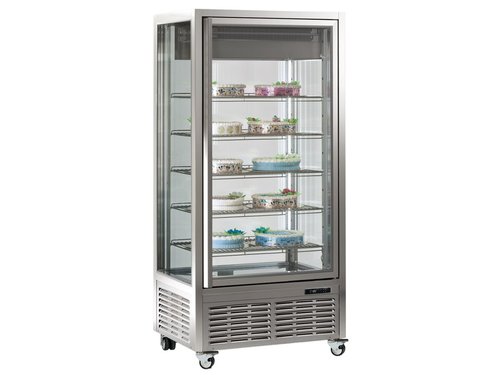 Panoramavitrine DIVA 650 GS Kuchenvitrine mit 5 Rosten...