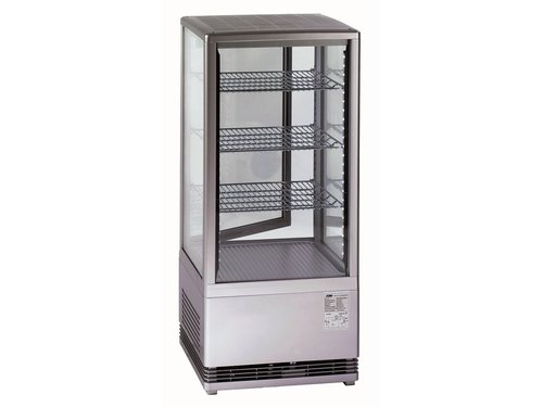 Tischkhlvitrine RT-78 G LED (silber) -...
