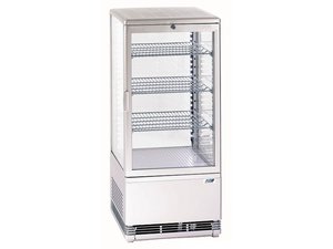 Tischk�hlvitrine RT-78 G LED (wei�) -  Aufsatzk�hlvitrine...