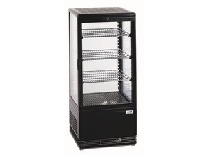 Tischk�hlvitrine RT-78 G LED (schwarz) -...